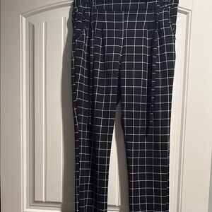 Black and White Checkered Pants